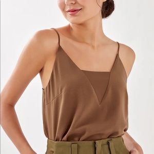 Silky Brown Camisole